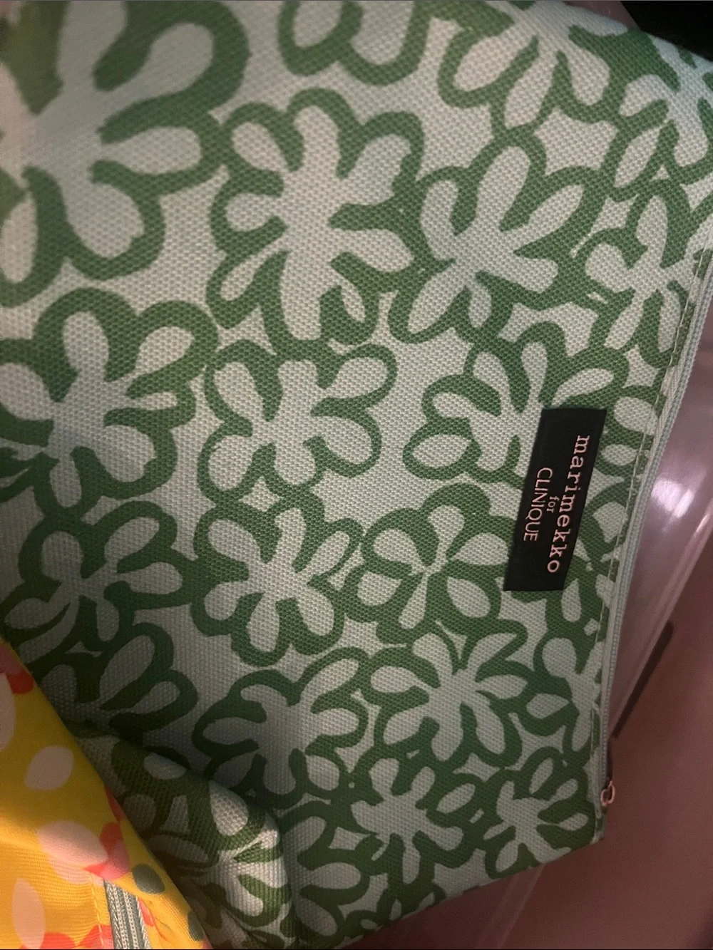 Clinique Blue/Green Cosmetic Pouch with 4 other must have pouches 70